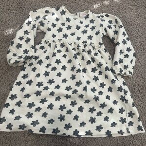 Zara Floral Patterned Kids Dress